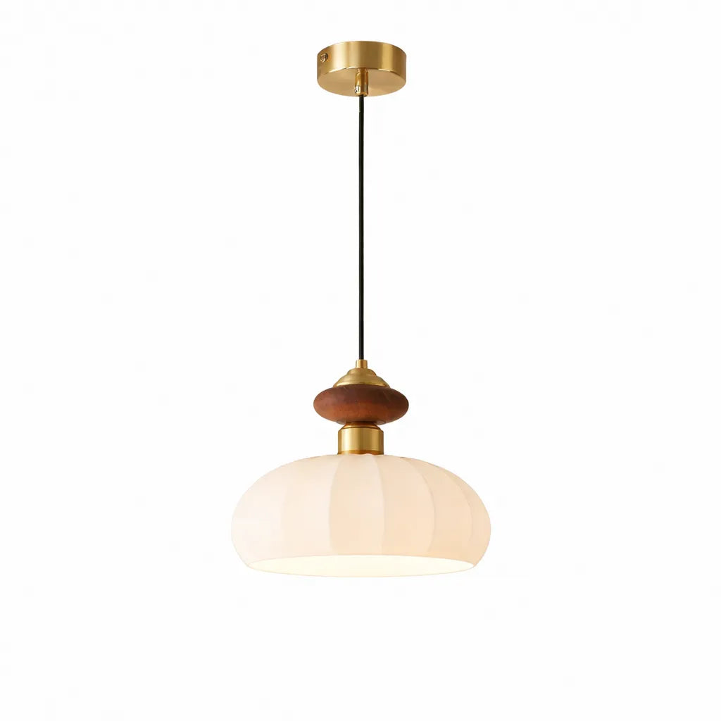 Arbor Contemporary Glass & Wood Pendant