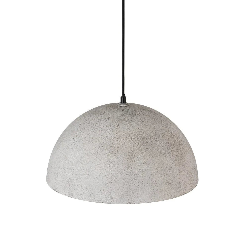 Damon Industrial Oversized Metal Dome Pendant Light
