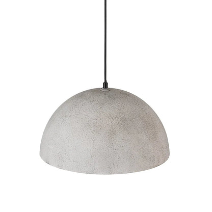 1-Light Oversized Industrial Metal Dome Pendant Light