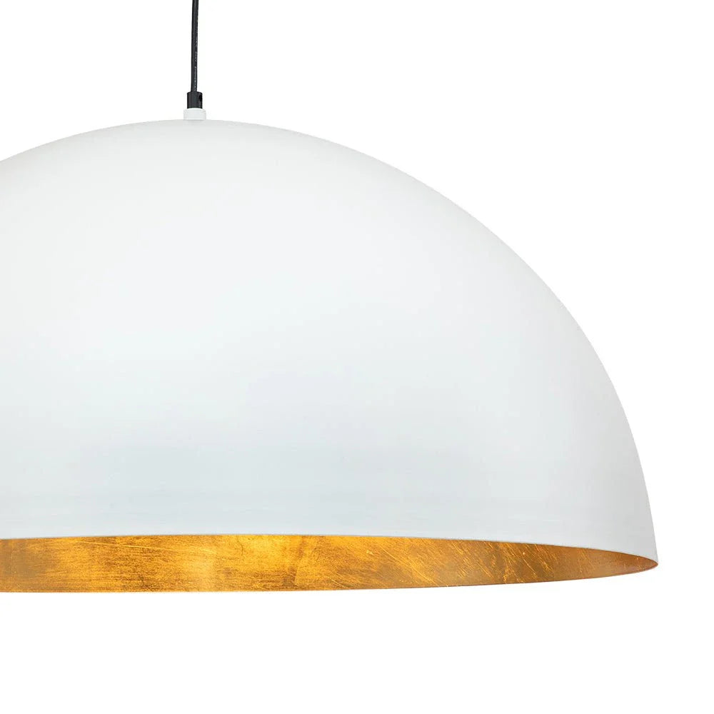 Damon Industrial Oversized Metal Dome Pendant Light