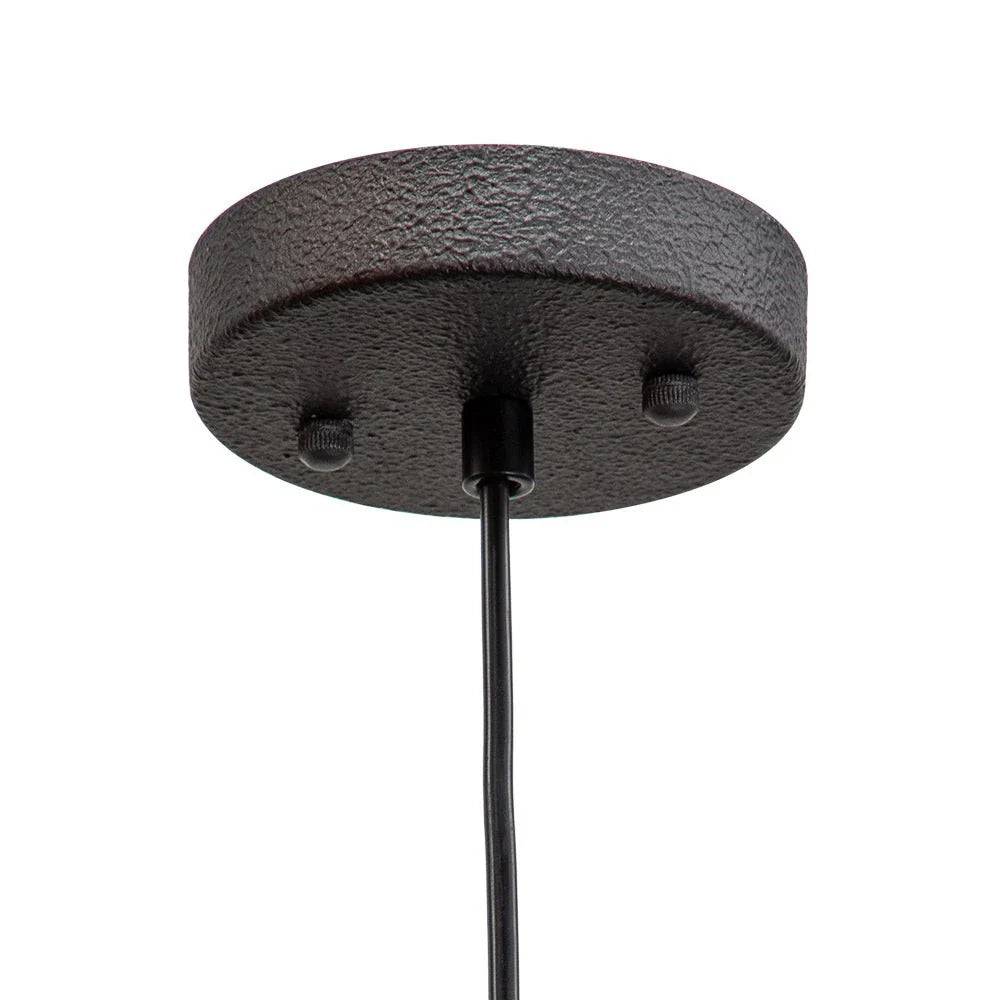 Damon Industrial Oversized Metal Dome Pendant Light