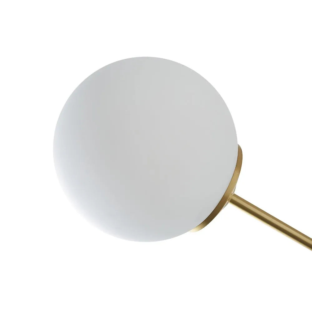 Magnus Mid-Century 12-Light Frosted Glass Sputnik Chandelier