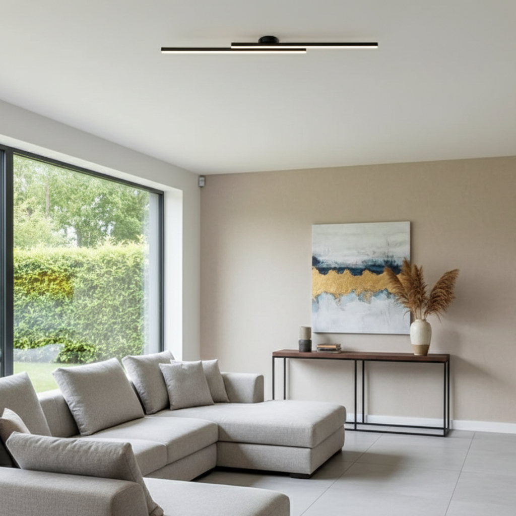 Auri Minimalist Linear LED Ceiling Light