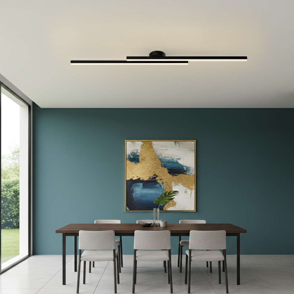 Auri Minimalist Linear LED Ceiling Light