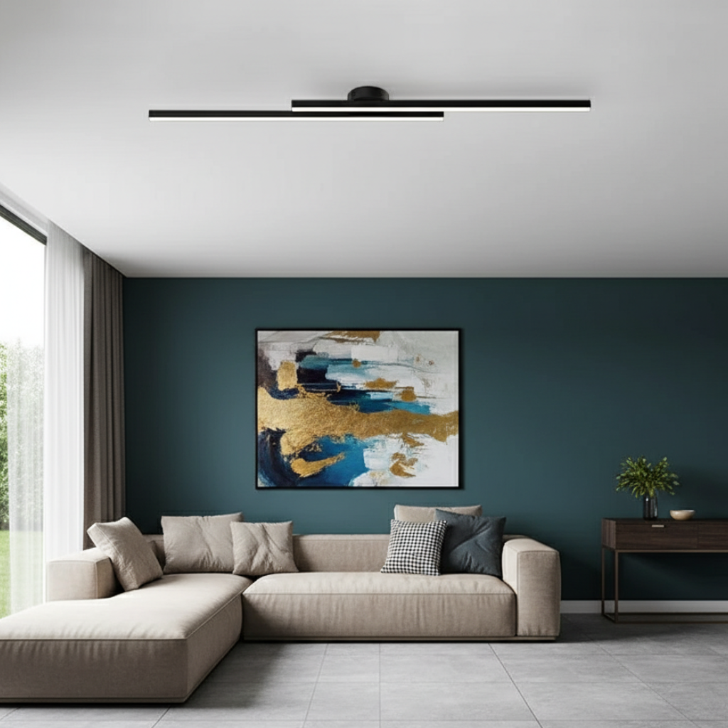 Auri Minimalist Linear LED Ceiling Light