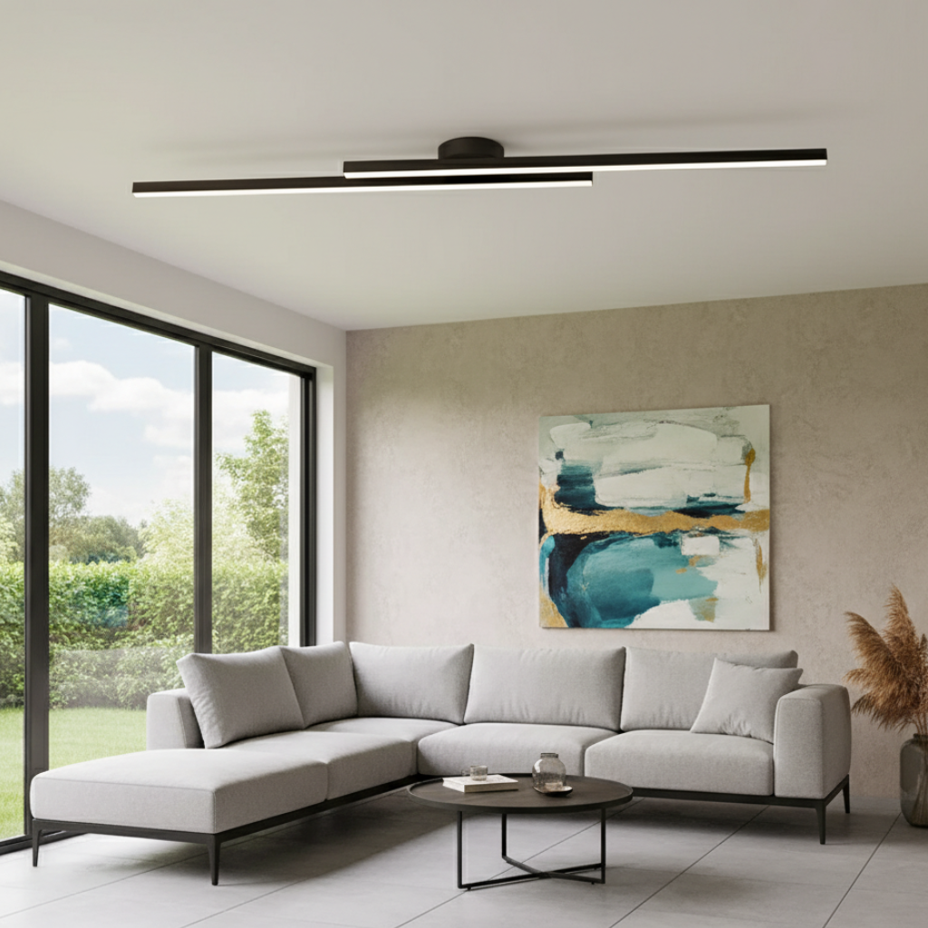 Auri Minimalist Linear LED Ceiling Light