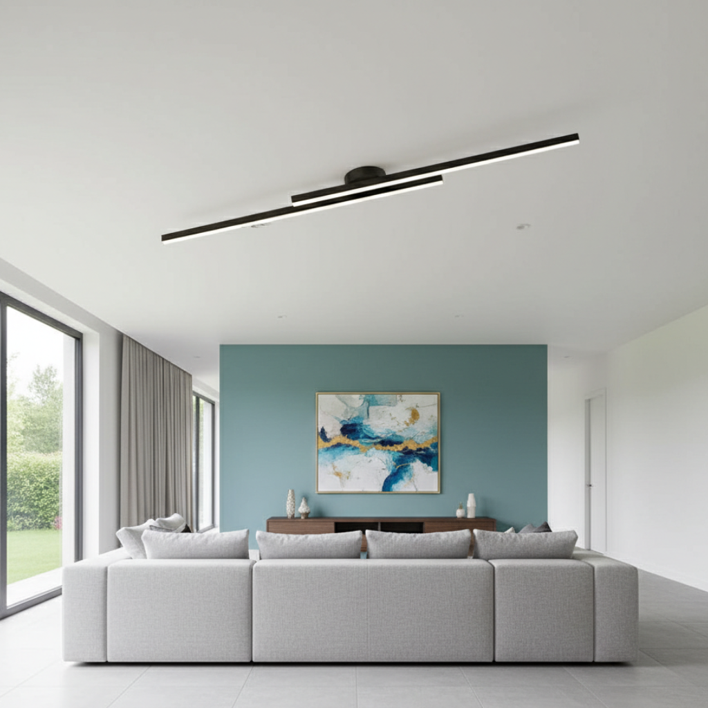 Auri Minimalist Linear LED Ceiling Light