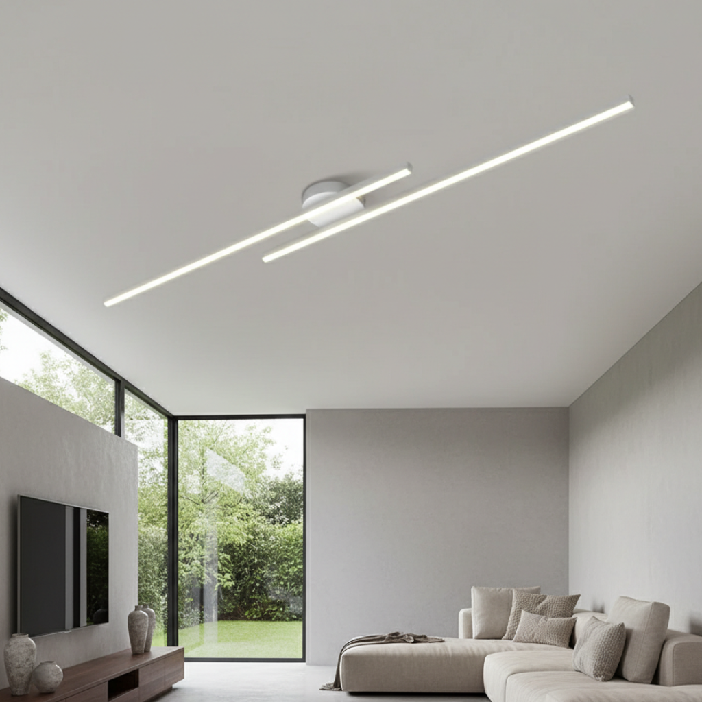 Auri Minimalist Linear LED Ceiling Light