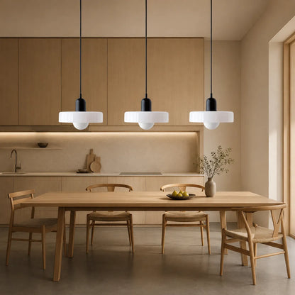 Yvette 3-Head Bauhaus Pendant Light