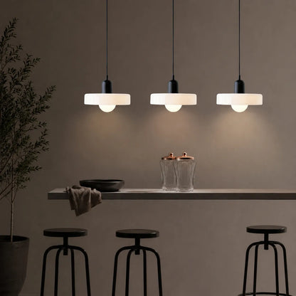 Yvette 3-Head Bauhaus Pendant Light