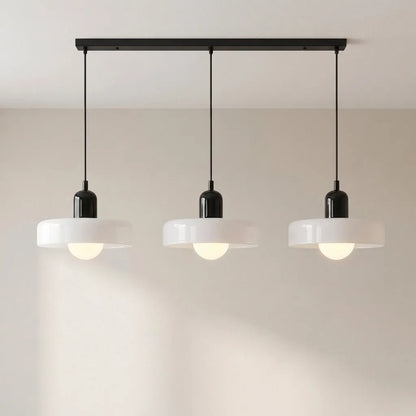 Yvette 3-Head Bauhaus Pendant Light