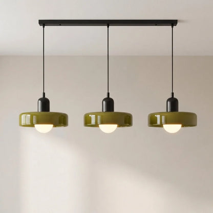 Yvette 3-Head Bauhaus Pendant Light