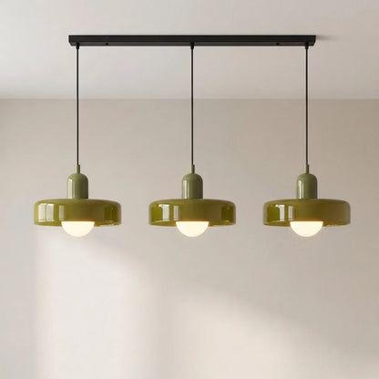 Yvette 3-Head Bauhaus Pendant Light