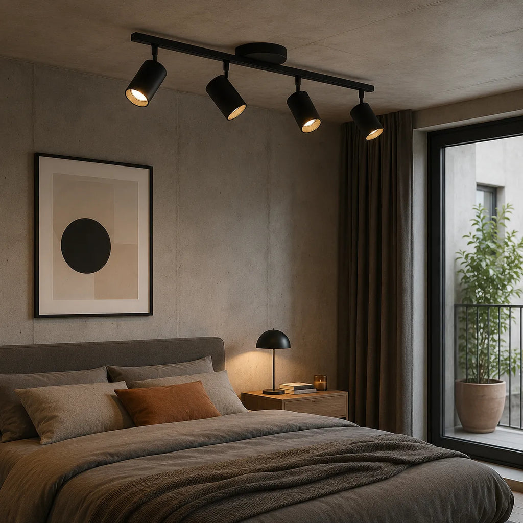Jora Modern 4-Head Adjustable Spotlight Ceiling Light