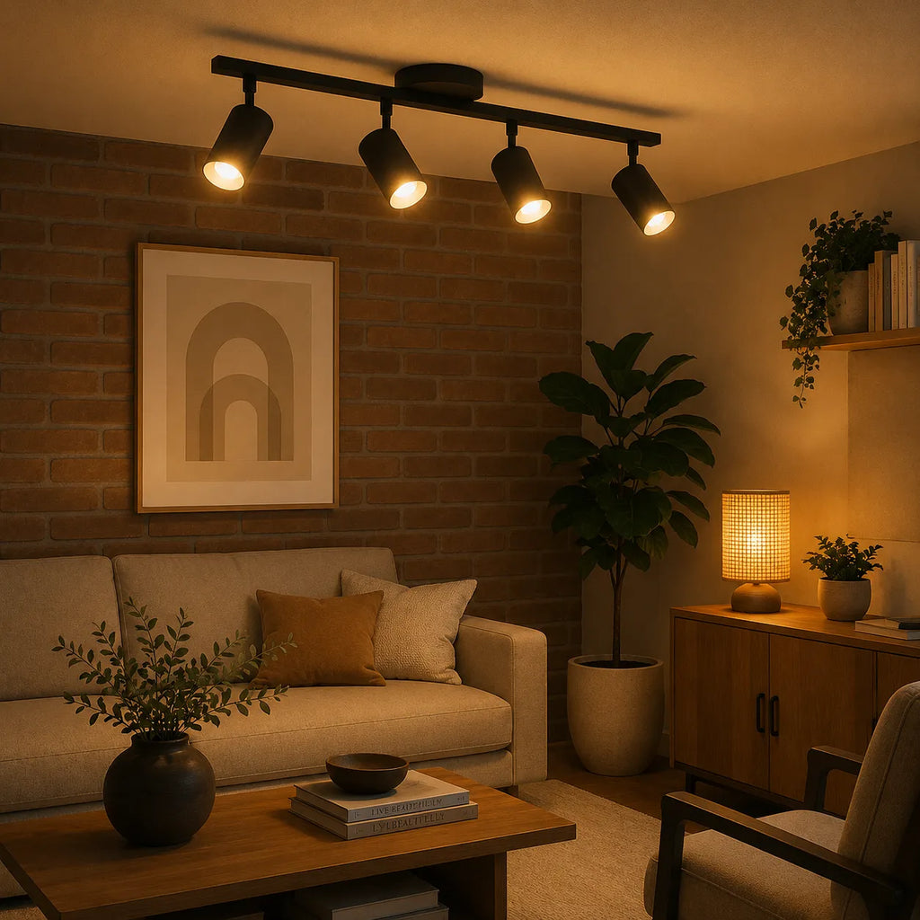 Jora Modern 4-Head Adjustable Spotlight Ceiling Light
