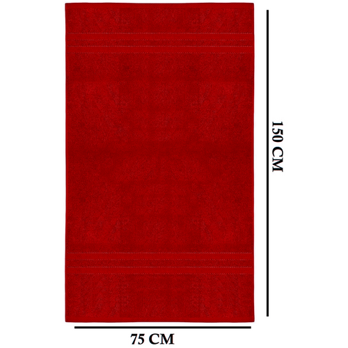 4-Piece Bath Towel Set with 100% Cotton Terry and Quick-Dry Absorbent Fabric - Image 2