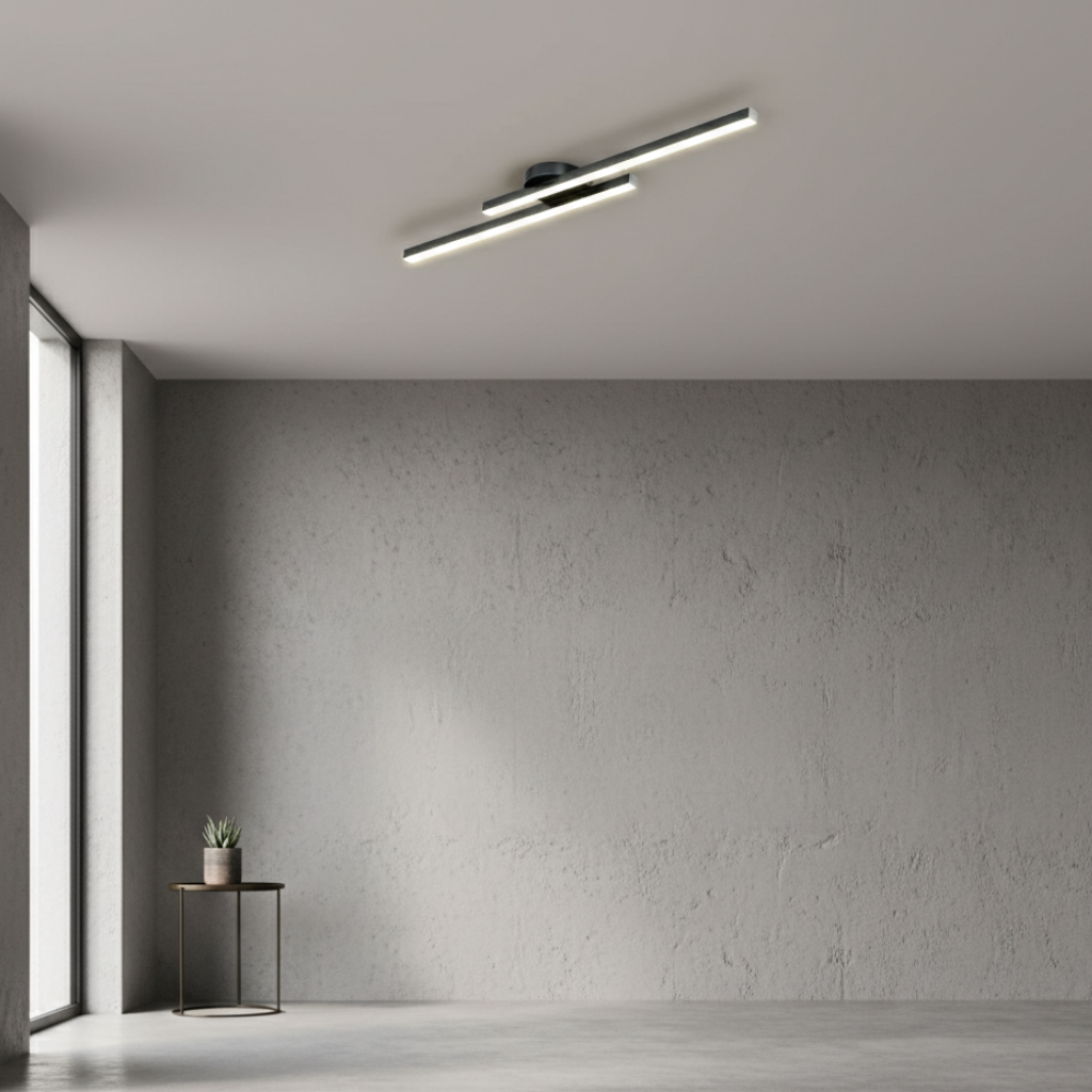 Auri Minimalist Linear LED Ceiling Light