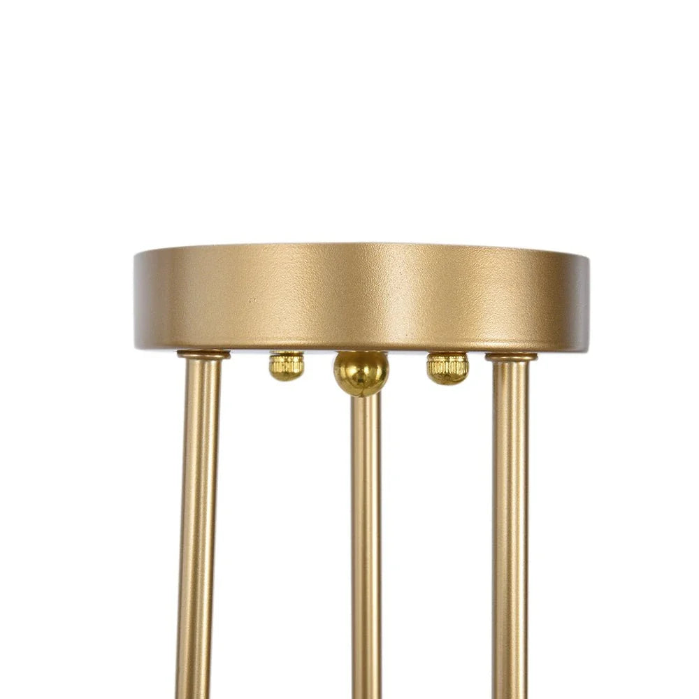 Briony Mid-Century 6-Light Sputnik Semi-Flush Ceiling Light