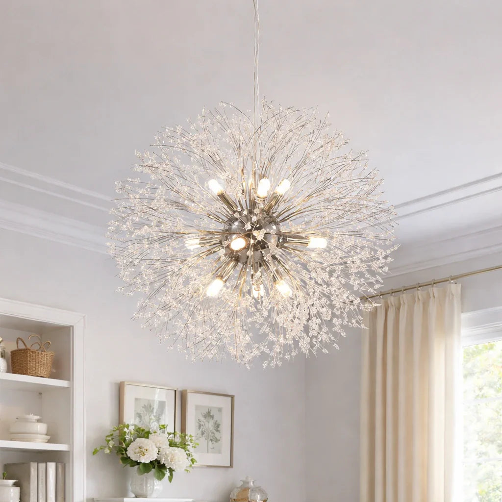Gilda Modern 9-Light Crystal Sputnik Chandelier