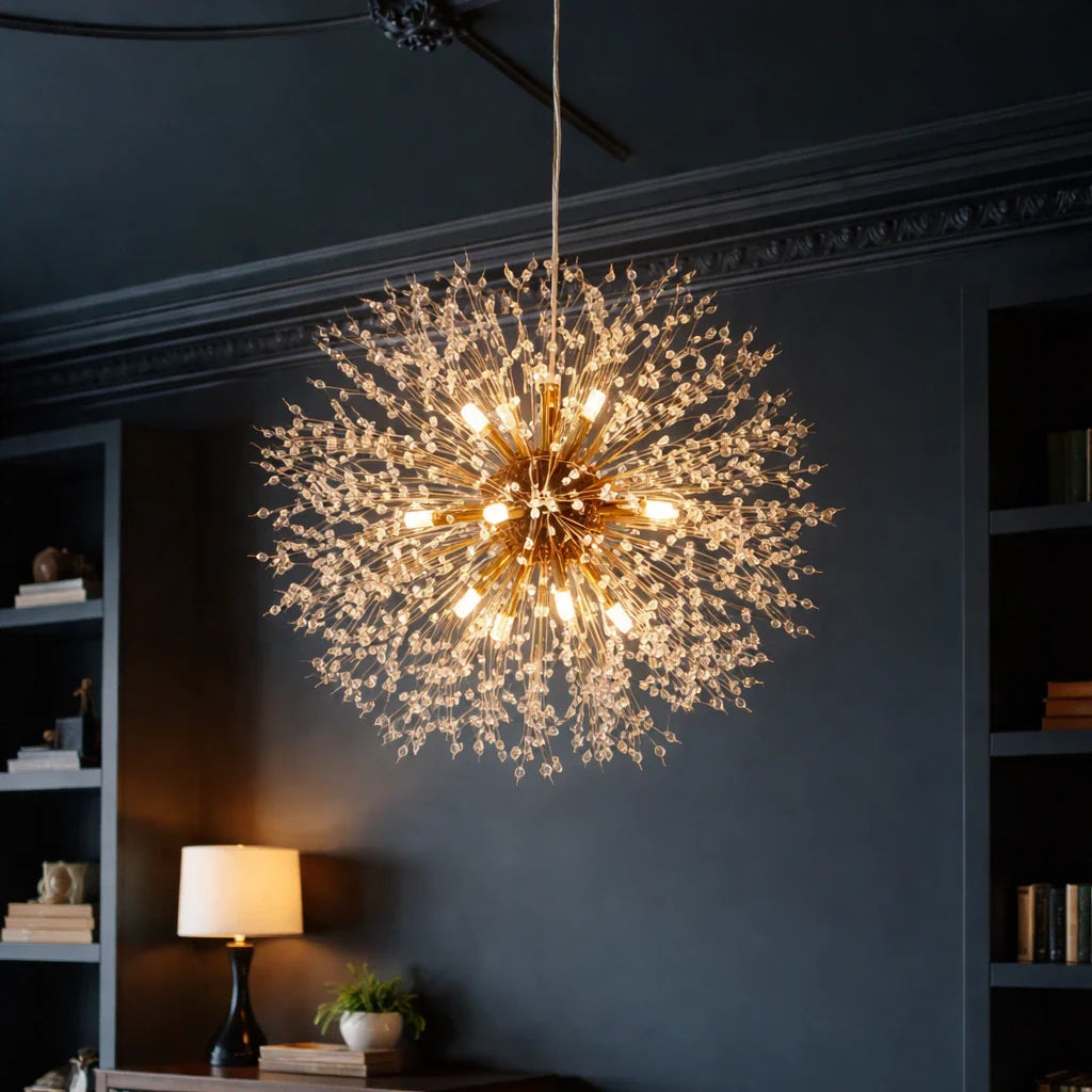 Gilda Modern 9-Light Crystal Sputnik Chandelier