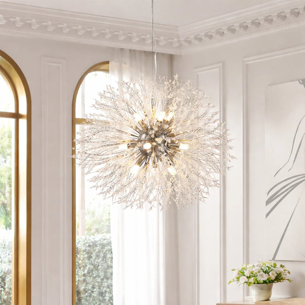 Gilda Modern 9-Light Crystal Sputnik Chandelier