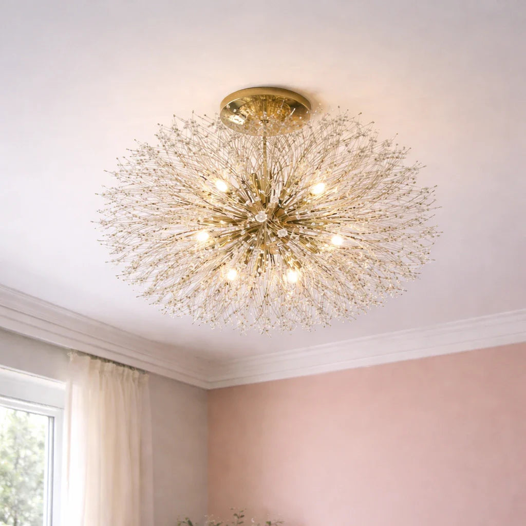 Gilda Modern 9-Light Crystal Sputnik Chandelier