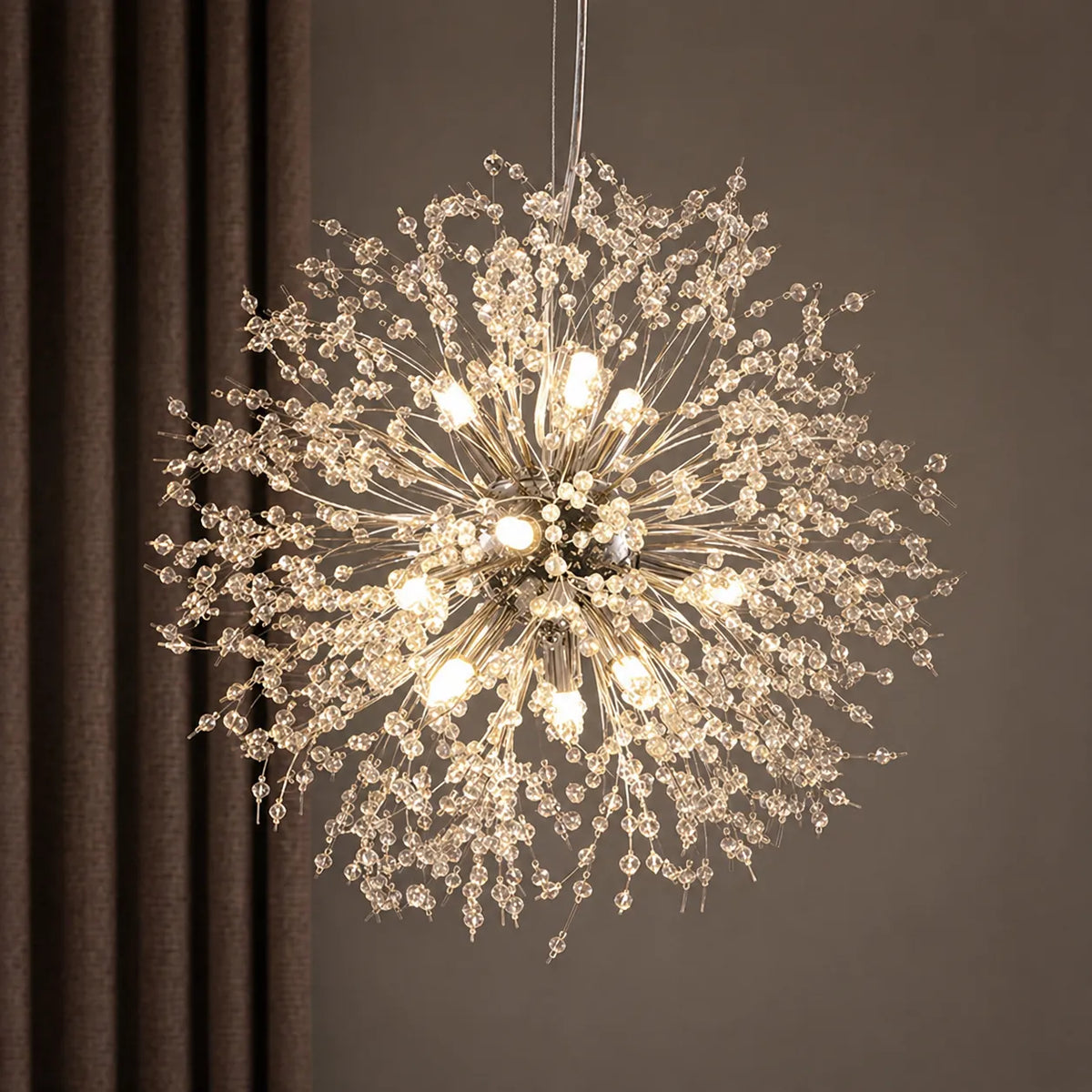 Gilda Modern 9-Light Crystal Sputnik Chandelier