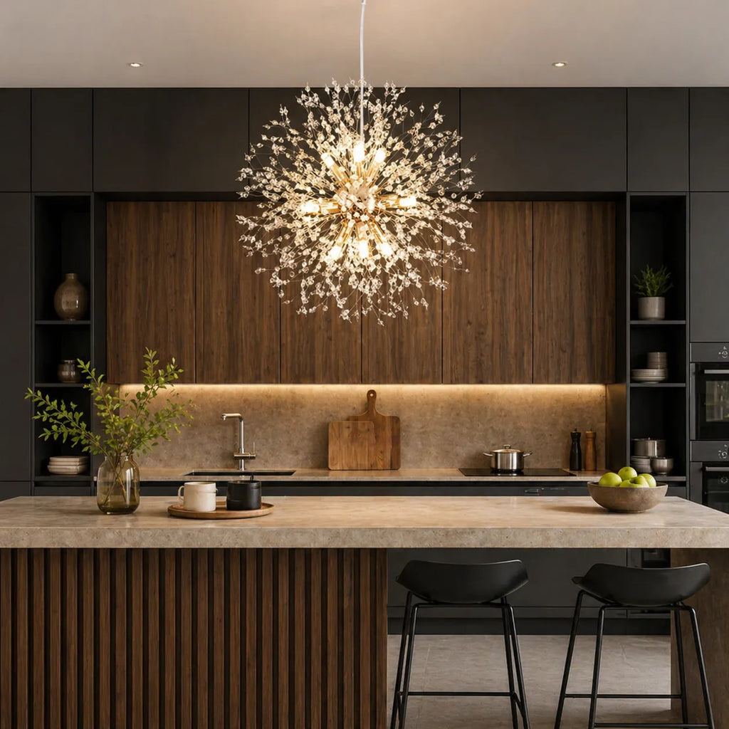 Gilda Modern 9-Light Crystal Sputnik Chandelier