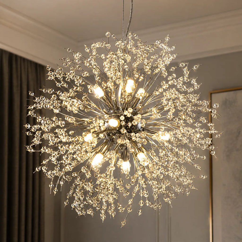 Gilda Modern 9-Light Crystal Sputnik Chandelier