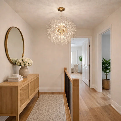 9-Light Crystal Sputnik Chandelier