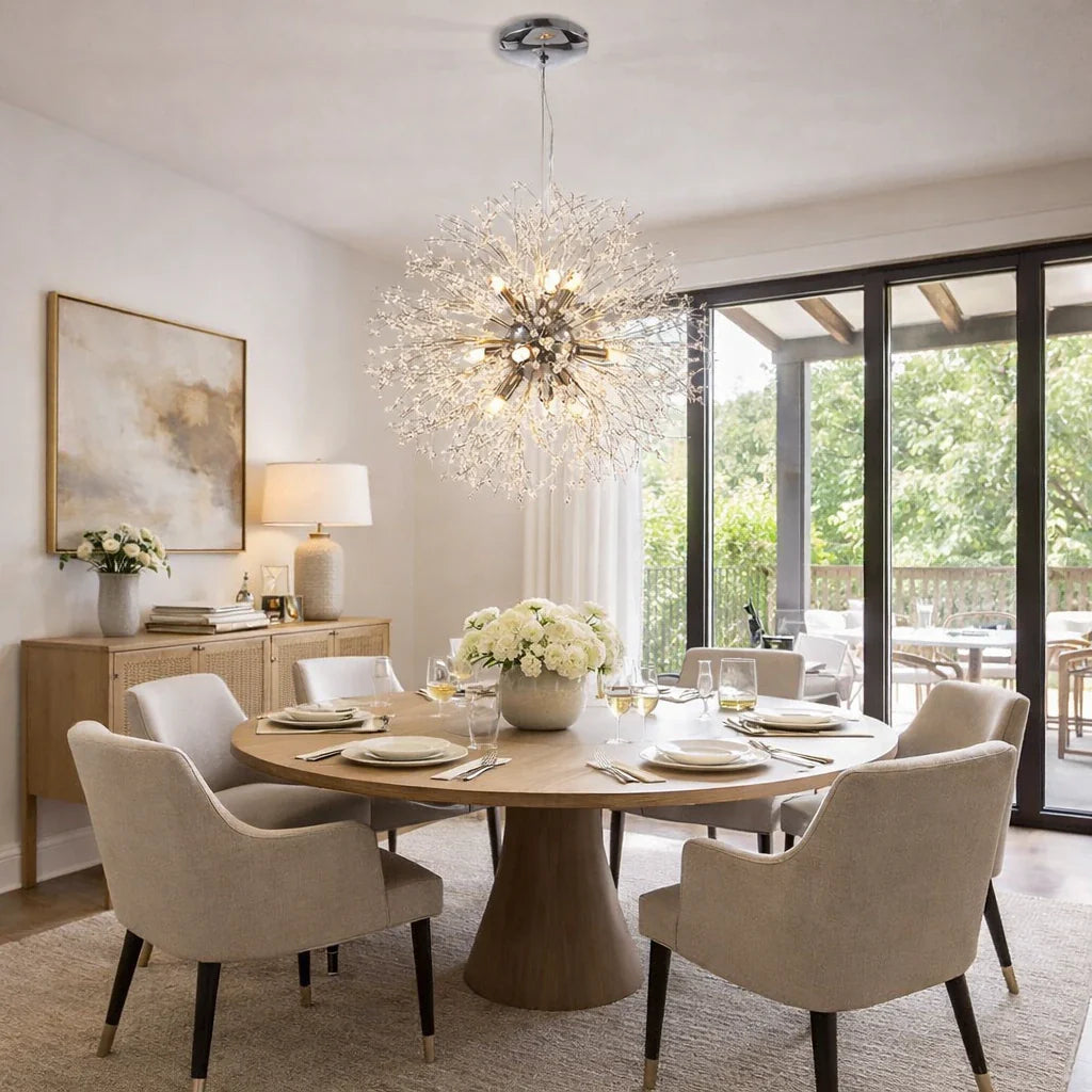 Gilda Modern 9-Light Crystal Sputnik Chandelier