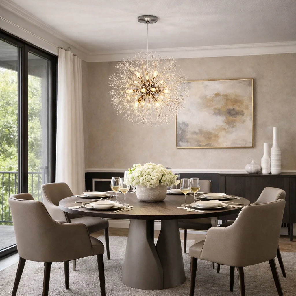 Gilda Modern 9-Light Crystal Sputnik Chandelier