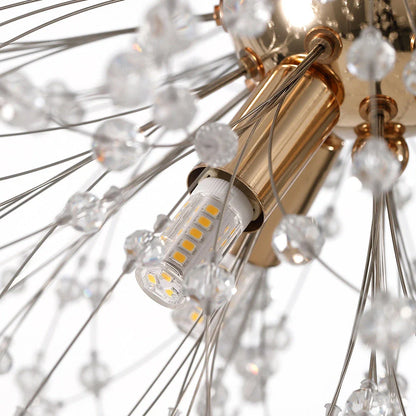 9-Light Crystal Sputnik Chandelier