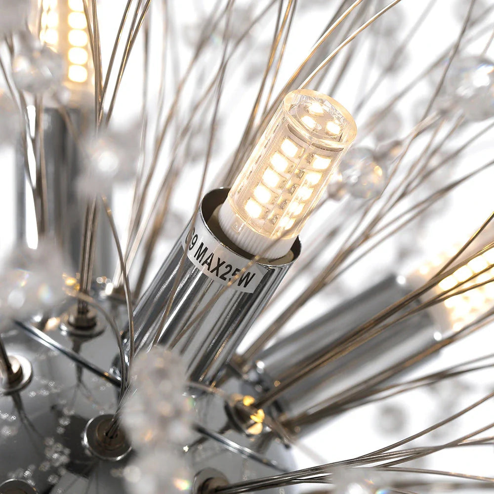 Gilda Modern 9-Light Crystal Sputnik Chandelier