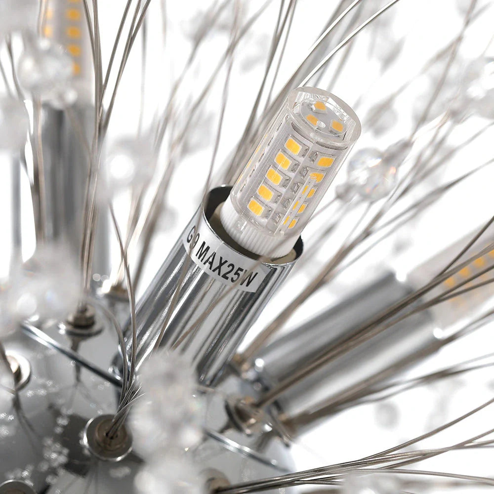 Gilda Modern 9-Light Crystal Sputnik Chandelier