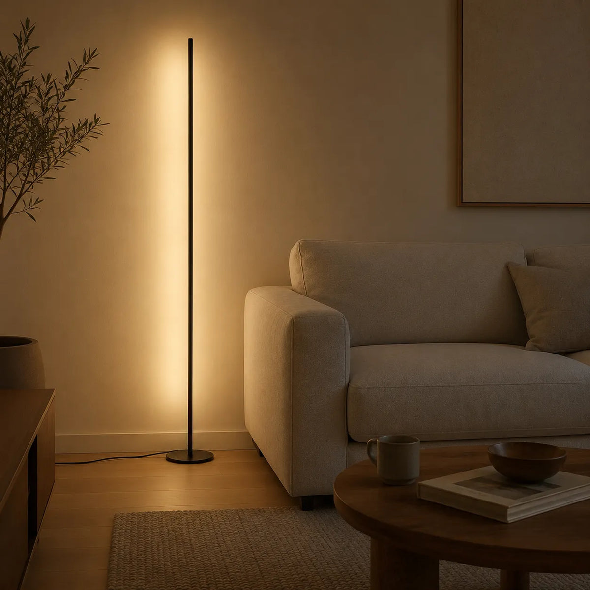 Avaira Modern Dimmable LED Floor Lamp