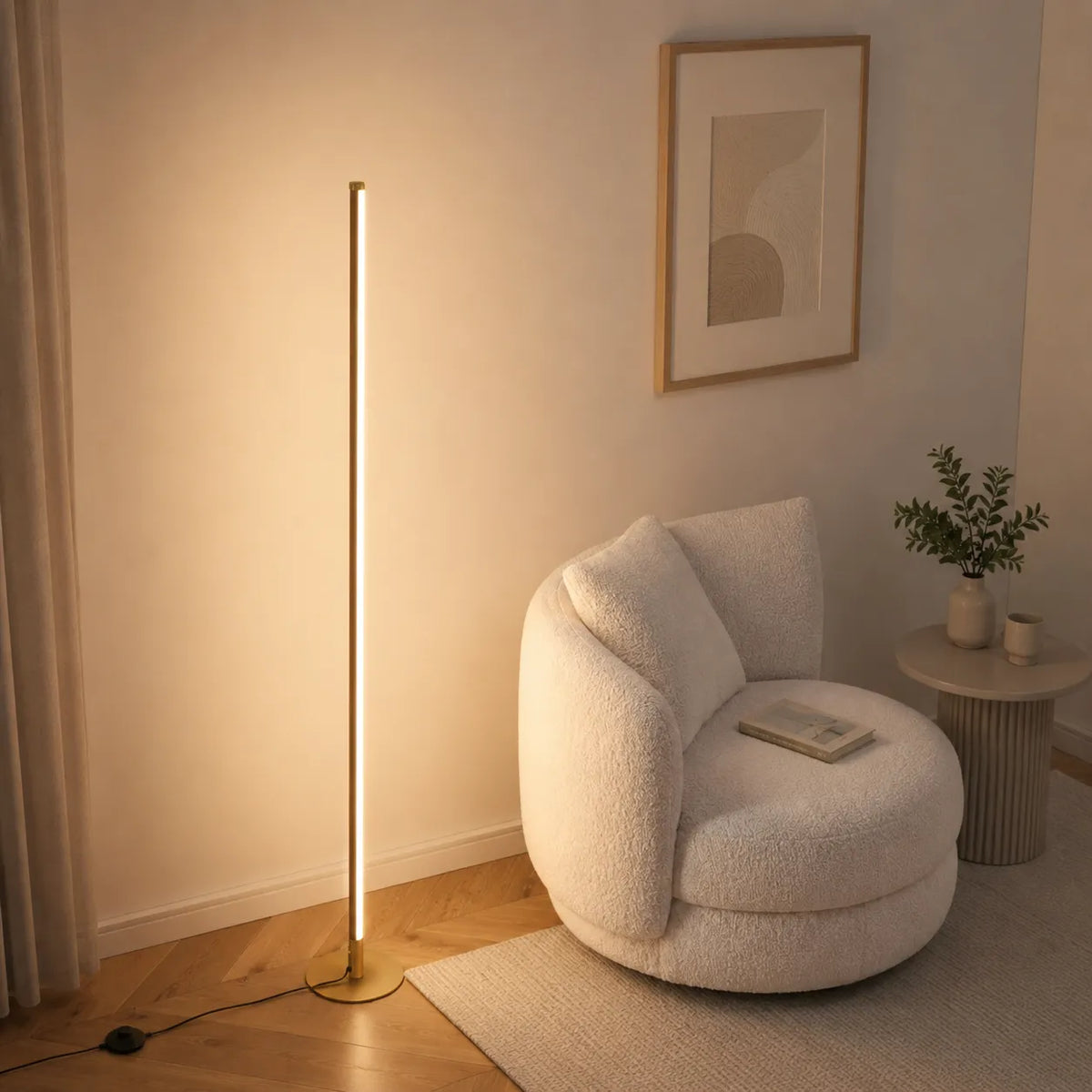 Avaira Modern Dimmable LED Floor Lamp