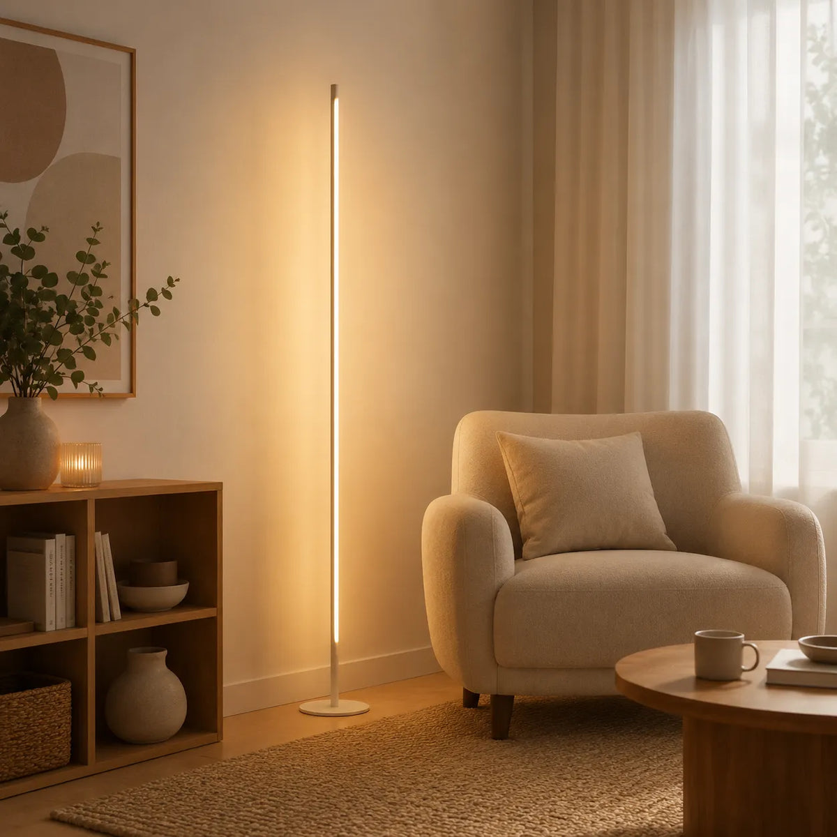 Avaira Modern Dimmable LED Floor Lamp