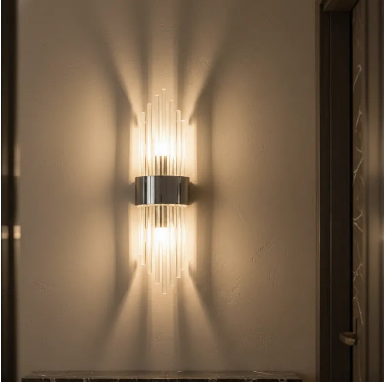 Adjustable Crystal LED Wall Sconce Light