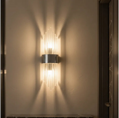 Adjustable Crystal LED Wall Sconce Light