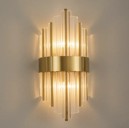 Adjustable Crystal LED Wall Sconce Light