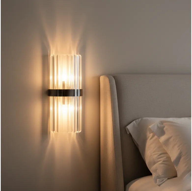 Adjustable Crystal LED Wall Sconce Light