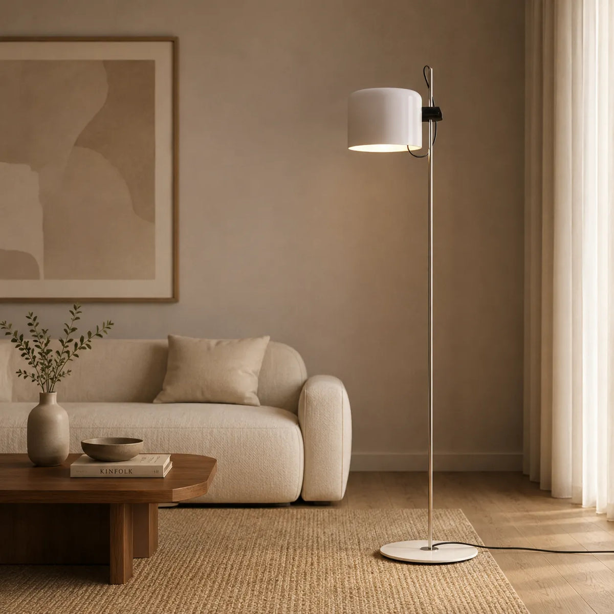Brisa Modern Adjustable Metal Floor Lamp