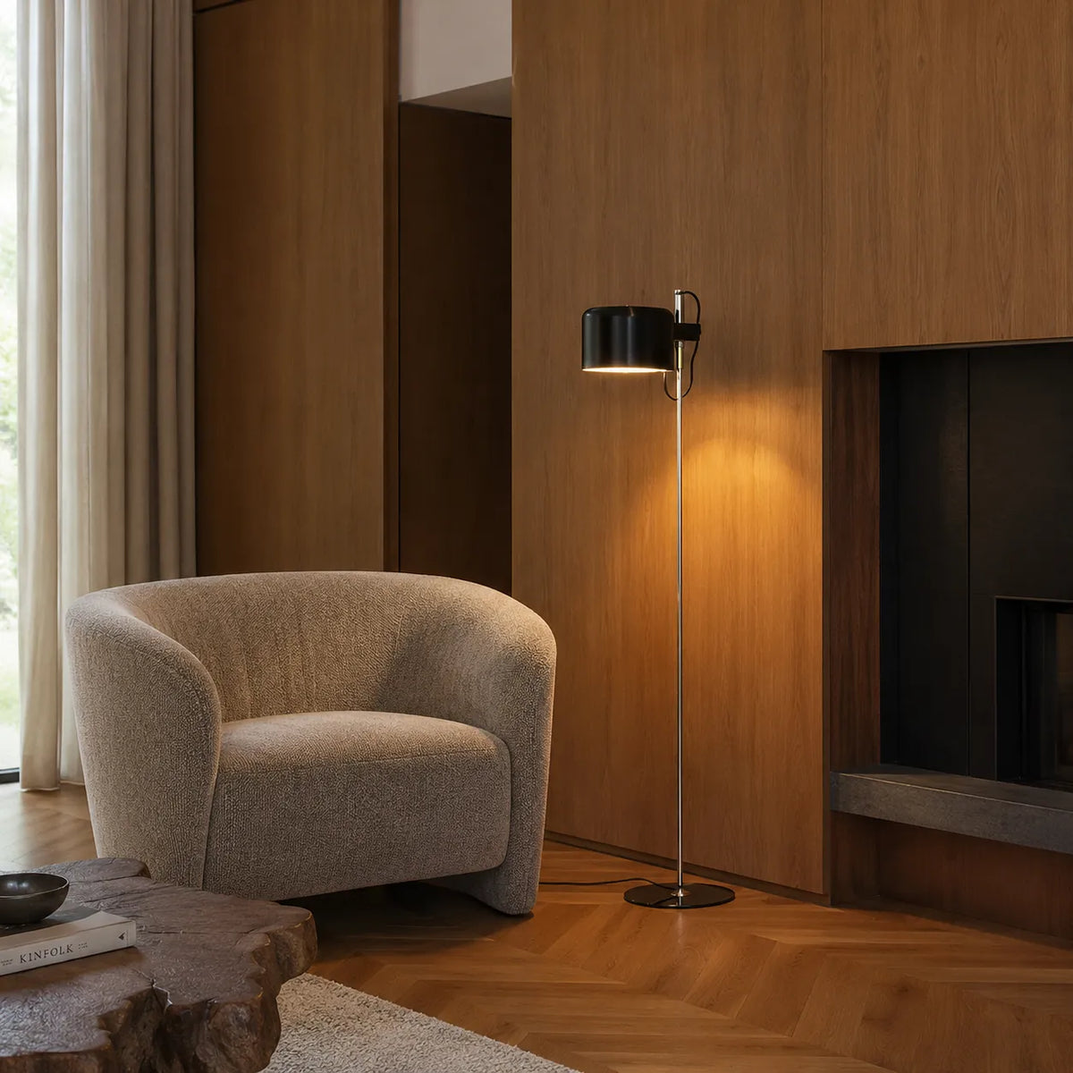 Brisa Modern Adjustable Metal Floor Lamp