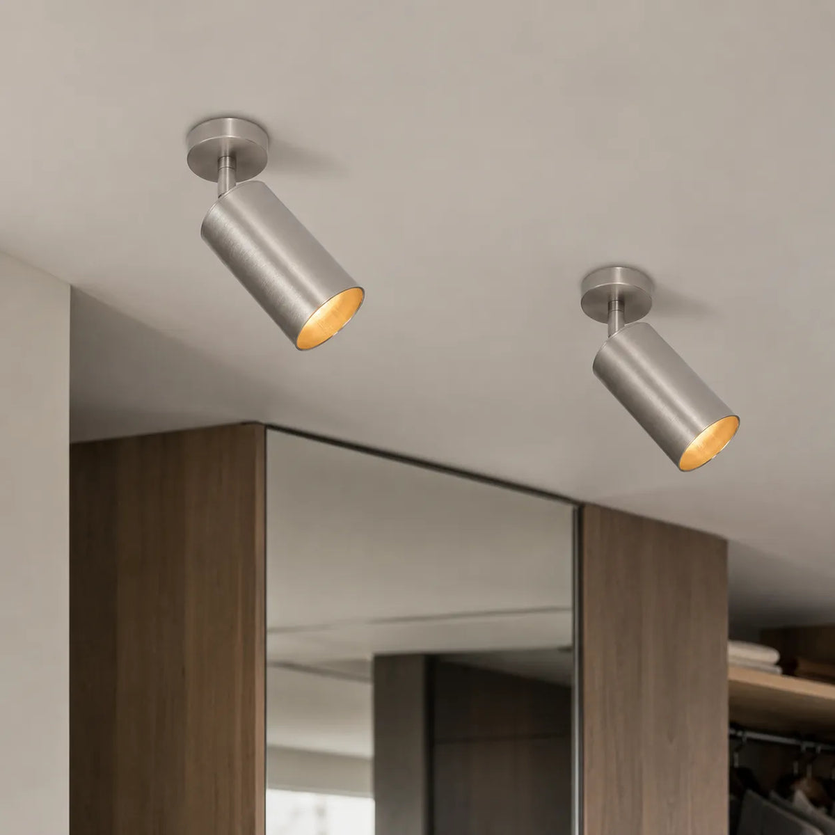 Zander Modern Adjustable GU10 Spotlight Wall Light