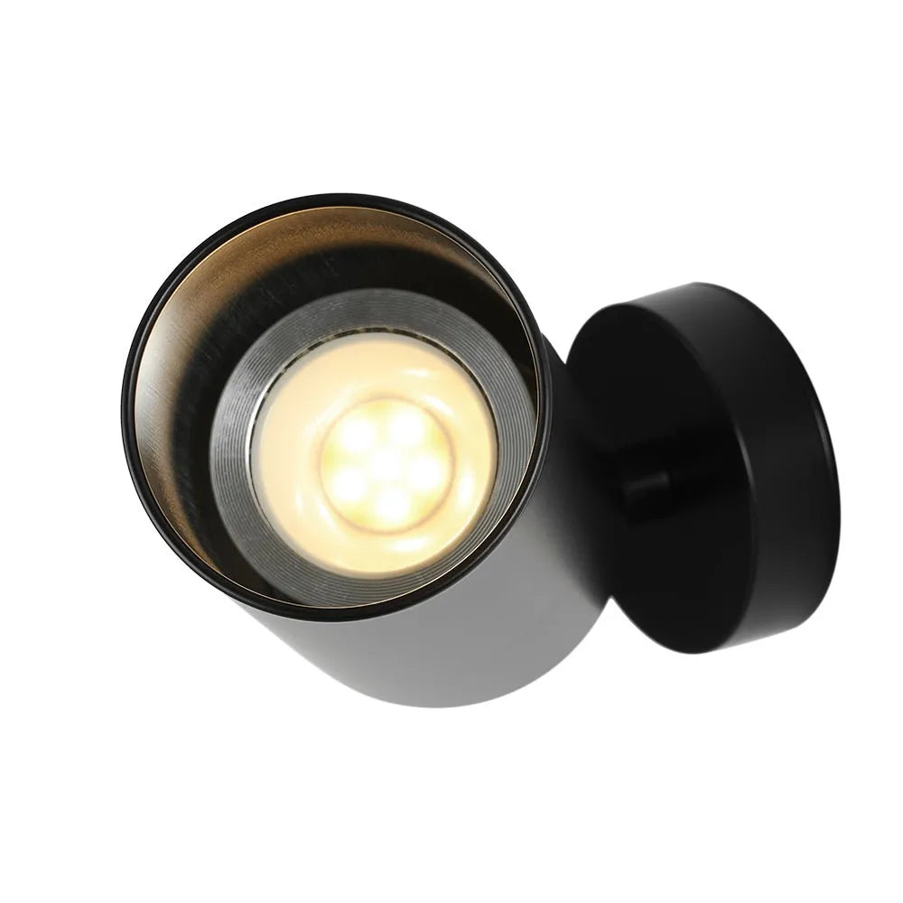 Zander Modern Adjustable GU10 Spotlight Wall Light