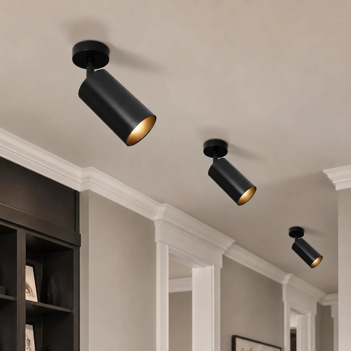 Zander Modern Adjustable GU10 Spotlight Wall Light