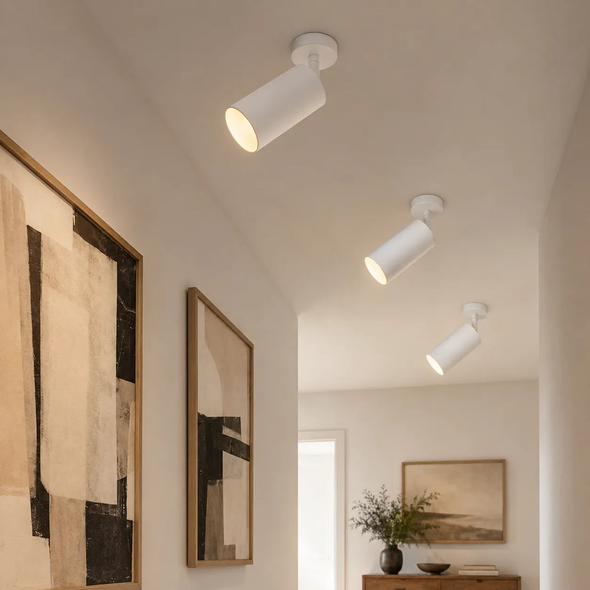 Zander Modern Adjustable GU10 Spotlight Wall Light