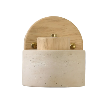 Adjustable Travertine Reading Wall Sconce