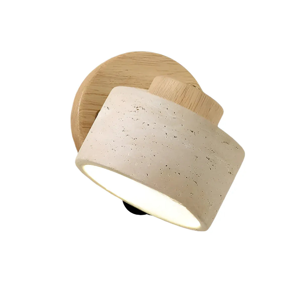 Matteo Minimalist Adjustable Travertine Reading Wall Light